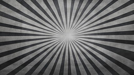 Obraz premium Monochrome radial lines create striking visual effect, drawing attention to center. This design adds depth and interest to any background