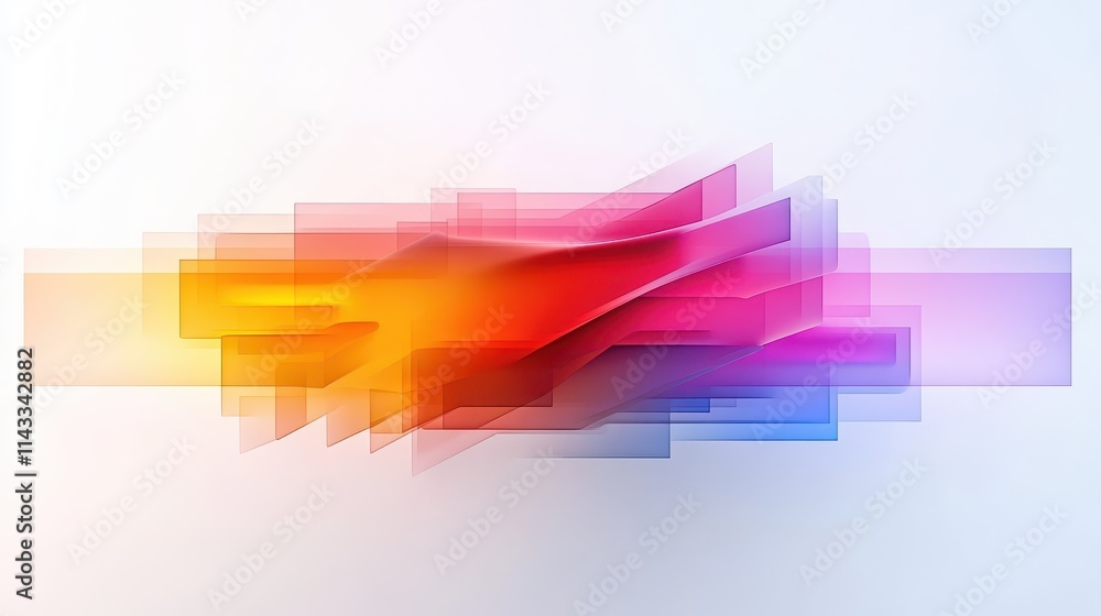 Poster sleek abstract progress bar with smooth gradient fills and contemporary design against a white backd