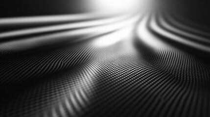 Abstract Black Carbon Fiber Texture Background