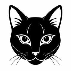 black cat face