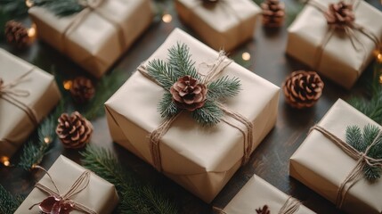 Christmas gifts celebration decoration surprise.