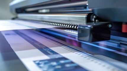 High-Speed Scanner: A powerful scanner that processes 100 pages per minute, transforming paper documents into crisp, clear digital files for improved organization and access.
