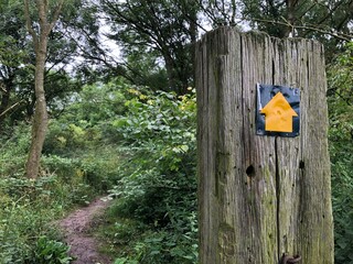 Public Footpath direction sign, North Yorkshire, England, United Kingdom