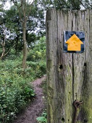 Public Footpath direction sign, North Yorkshire, England, United Kingdom