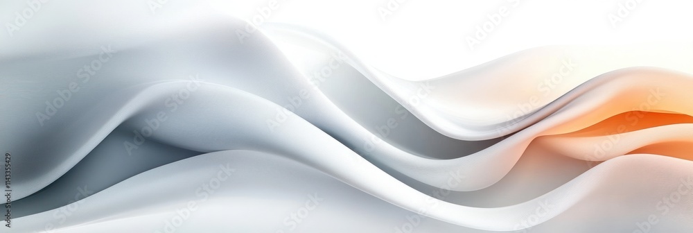 Poster minimalist wave abstract design background with soft lighting and high contrast shadows
