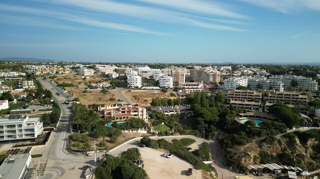 Drone video at Chapel Nossa Senhora da Rocha, Algarve, Portugal