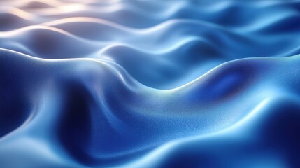 Fototapeta premium abstract 3d render blue background animation motion design seamless looped vide