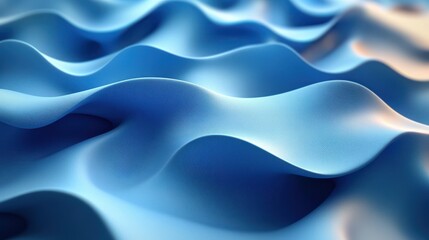 Obraz premium abstract 3d render blue background motion design seamless looped animatio