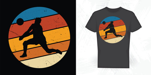 Funny Volleyball  Player Lover Vintage volleyball T-shirt Design
