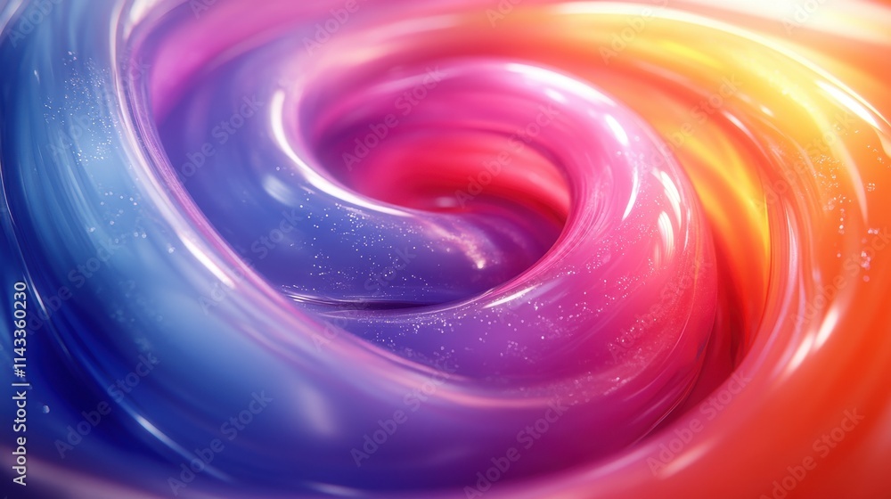 Aufkleber abstract 3d render colorful background animation motion design seamless looped vide