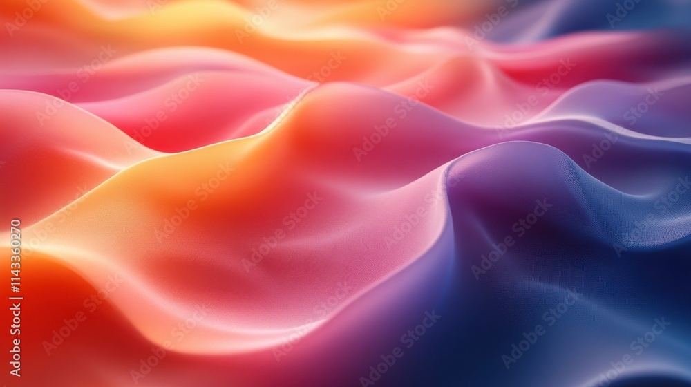 Aufkleber abstract 3d render colorful background animation motion design seamless looped vide