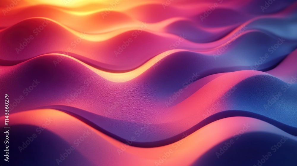 Poster abstract 3d render colorful background animation motion design seamless looped vide