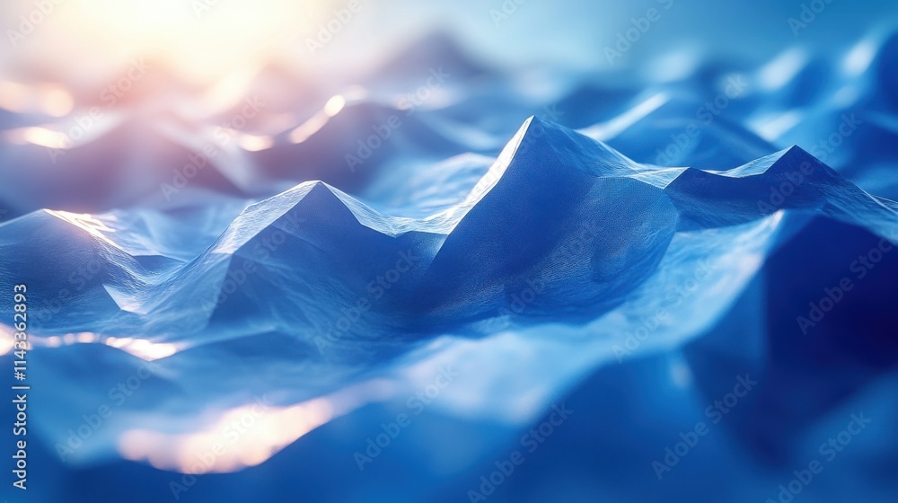 Poster abstract 3d render geometric background modern animation motion design vide