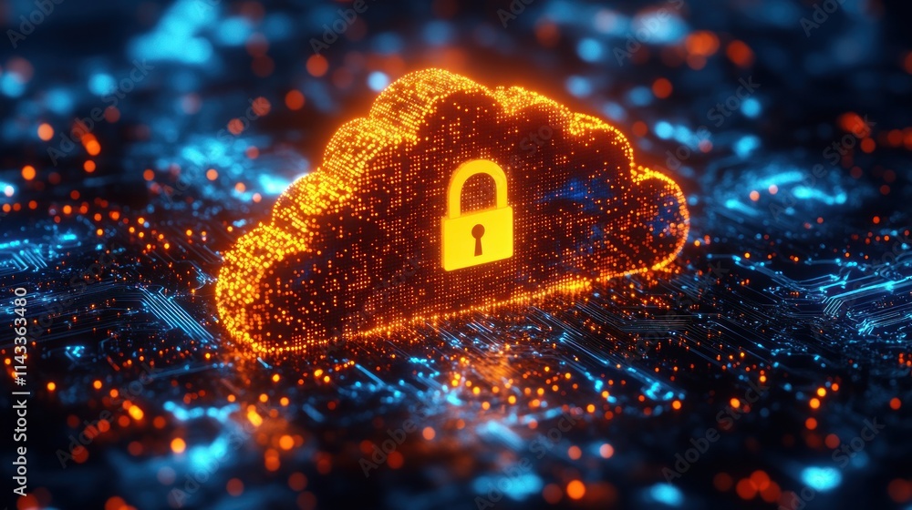 Poster Cloud Computing Security Data Protection with Encrypted Storage and Cybersecurity Infrastructure