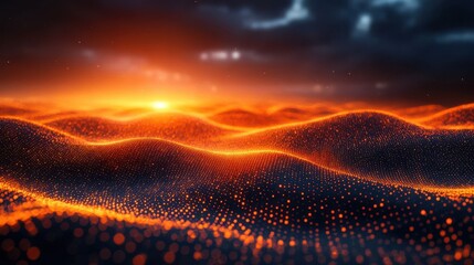 abstract 3d render light background design network concep