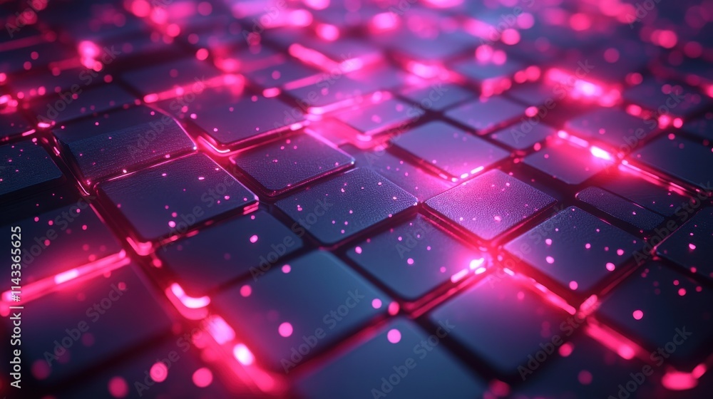 Poster abstract 3d render light background design seamless looped animatio