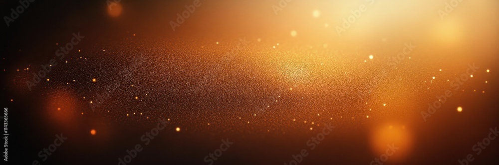 Poster warm abstract background with copper gradient texture and soft bokeh effects