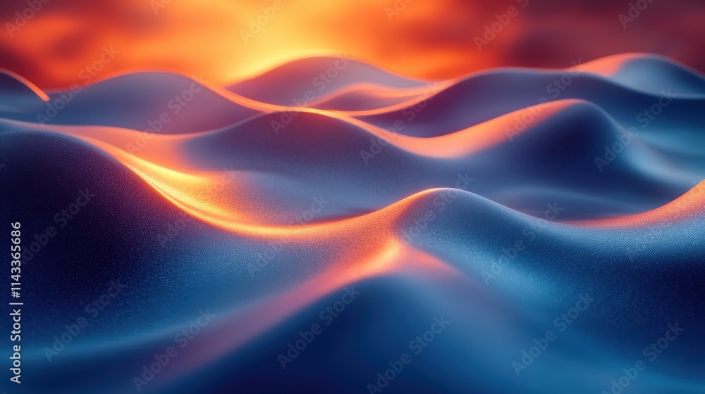 Poster abstract 3d render light background design seamless looped animatio