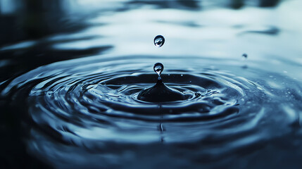 Water droplets flowing down a smooth surface, movement, rivulet, natural. Rivulet. Illustration