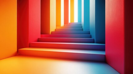 abstract 3d render modern geometric composition background desig