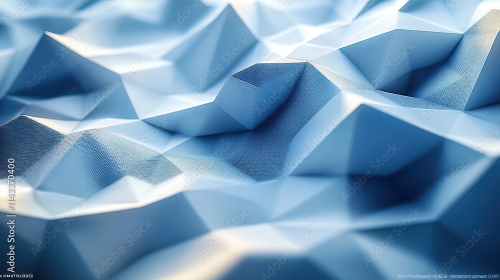 Aufkleber abstract 3d render motion background design triangulated surface seamless looped animatio