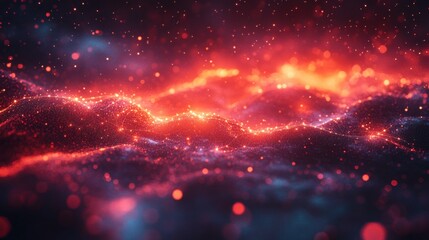 abstract 3d render network concept light background design animatio