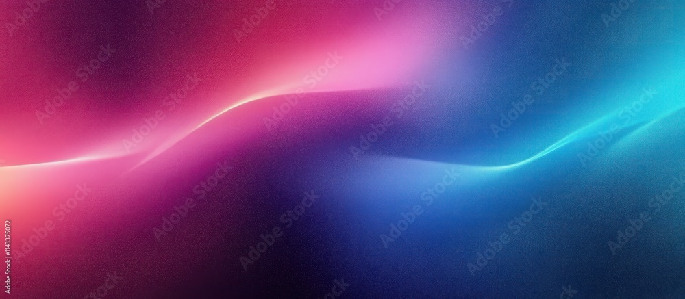 Poster vibrant abstract background with smooth gradients and soft light in teal and magenta
