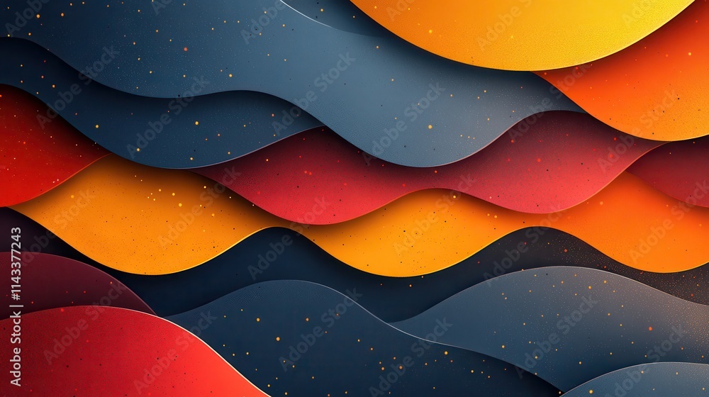 Poster abstract background design modern pattern with shapes illustratio
