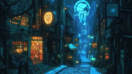 Neon Alley Adventure in Tokyo's Cyberpunk Nightlife
