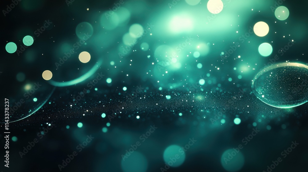 Poster abstract background design with circles seamless looped animatio