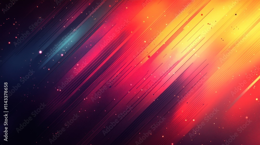 Poster abstract background design with lines modern pattern illustratio