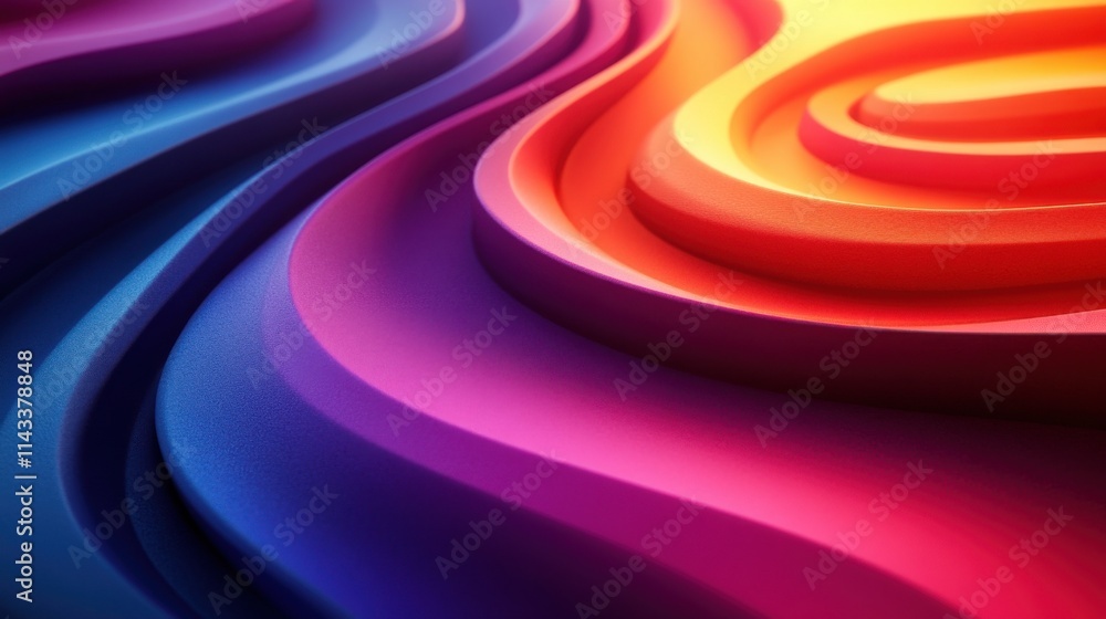 Poster abstract background design with striped shape seamless looped animatio