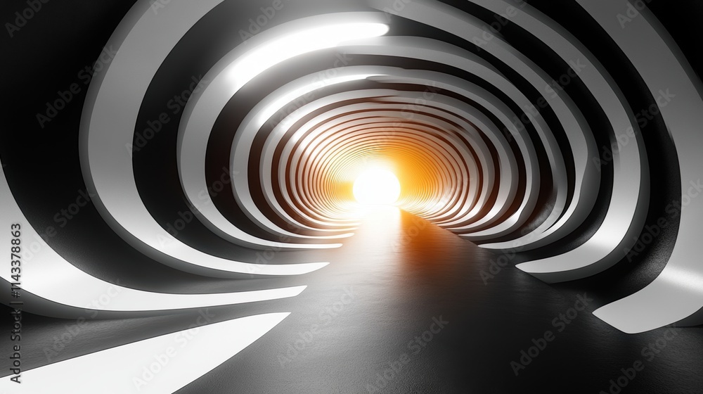 Poster abstract background design with striped shape seamless looped animatio