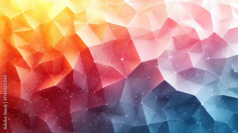 Poster abstract background triangulated texture design modern pattern illustratio