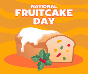 national fruitcake day with delicious fruitcake