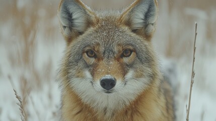 Obraz premium close up of jackal photo isolated on white background jackal