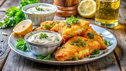 Panoramic Healthy Cod Beer Batter Recipe - Crispy Fish & Tartar Sauce