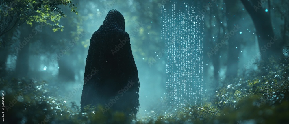Aufkleber hacker binary code digital forensics cybercrime threat detection penetration testing cybersecurity protection defense