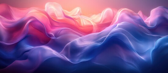 Obraz premium Vibrant Abstract Gradient Background Blue Pink Purple Black Ambient Light Smooth Texture Design