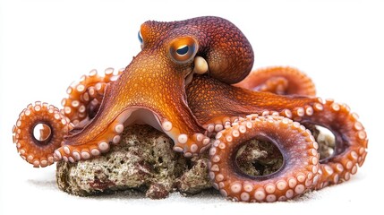Obraz premium photo of an octopus isolated on white background octopus