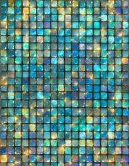 Fototapeta premium Pixelated Dreamscape: A Digital Art Piece