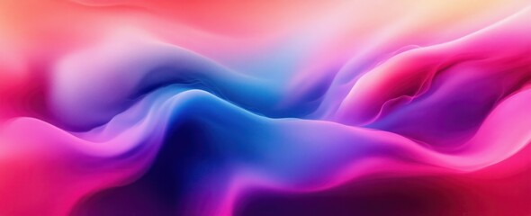 Obraz premium Vibrant Abstract Color Flow Background Waves of Pink Purple Blue Liquid Texture Summer Design