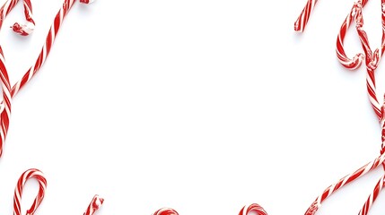 Holiday Christmas Background with Mistletoe Branches,Pinecones, Berries and Snowflakes