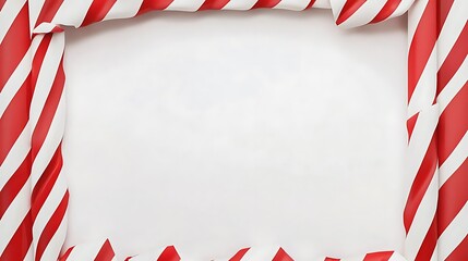 Obraz premium Holiday Christmas Background with Mistletoe Branches,Pinecones, Berries and Snowflakes