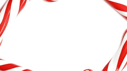 Fototapeta premium Holiday Christmas Background with Mistletoe Branches,Pinecones, Berries and Snowflakes