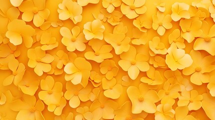 Vibrant Yellow Flowers Densely Arranged Background