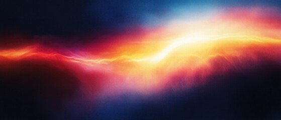 Vibrant Abstract Impressionist Background Gradient Warm Cool Colors Smooth Brush Strokes Soft Light