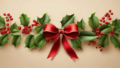 Festive Satin and Berries Layout Background