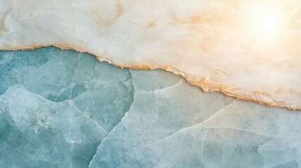 Naklejka premium A serene background featuring a blend of soft, translucent colors with natural textures, evoking a tranquil and elegant atmosphere.