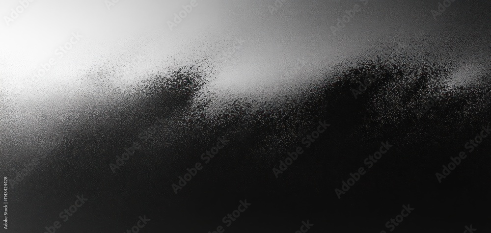 Poster black and white abstract gradient background texture minimal design smooth transition